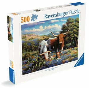 Ravensburger Legpuzzel Loving Longhorns, 500e. pas cher