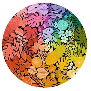 Puzzle rond 500 pièces - Tropical Circle of Colors - Ravensburger