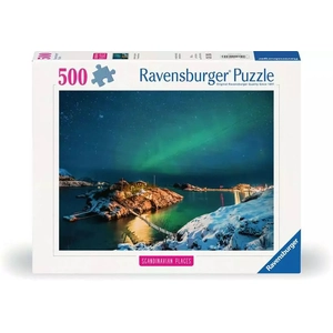 Ravensburger Puzzle 500 pièces - Lumières du nord, Tromsø, Norvège pas cher