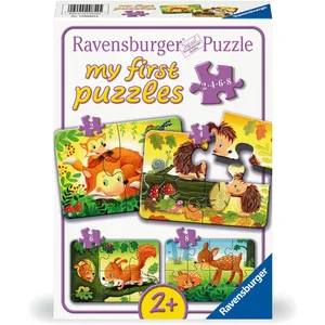 Ravensburger my first puzzles Petites familles d'animaux pas cher