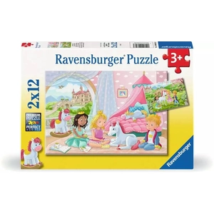 2 Puzzles - Amitié Magique 12 Pièces Ravensburger pas cher
