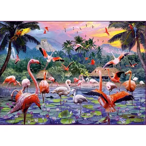 Flamants Roses 1000 Pièces Ravensburger pas cher