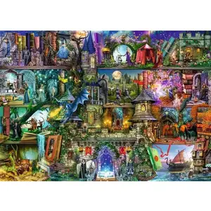 Ravensburger Puzzle 2D 1000 elementów: Mity i legendy, Design Nowy pas cher