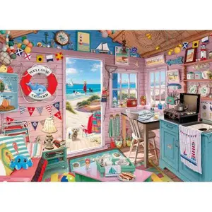 Comparateur de prix : Ravensburger Puzzle 1000 pièces : Cabanon de la plage
