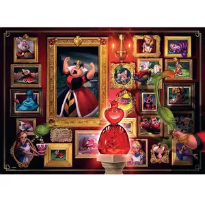 Ravensburger Puzzle 1000 pièces : La Reine de coeur (Collection Disney Villainous) pas cher