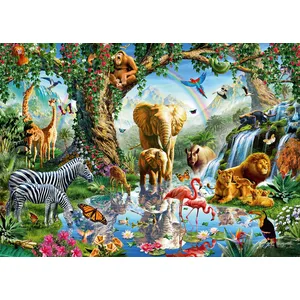 Aventures dans la Jungle 1000 Pièces Ravensburger pas cher