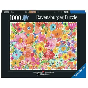 Ravensburger Puzzle 1000 pièces - Beautés Fleuries pour Détente et Relaxation - Neuf