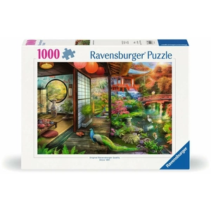 Ravensburger Puzzle 1000 pièces : L'heure du thé au jardin japonais