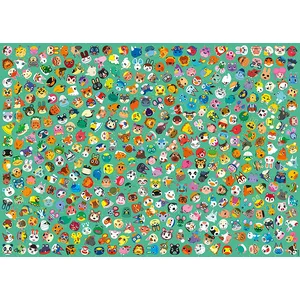 Ravensburger Puzzle 1000 pièces :  Animal Crossing (Challenge Puzzle) pas cher