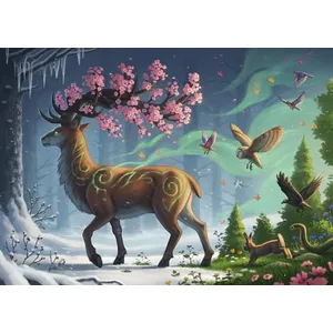 Comparateur de prix : Le Cerf Annonciateur du Printemps 1000 Pièces Ravensburger