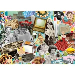 Ravensburger Puzzle Los Años 50 1000 Pièces pas cher