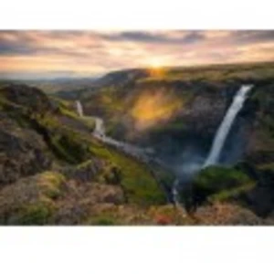 Ravensburger Puzzle 1000 pièces : La cascade Háifoss, Islande pas cher