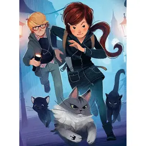 Midnight Cats 500 Pièces Ravensburger pas cher