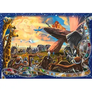 Comparateur de prix : Ravensburger Puzzle 1000 pièces - Nathan - Le Roi Lion - Dessins animés et BD - Intérieur