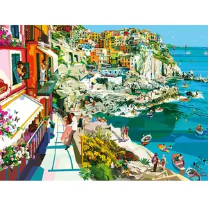 Ravensburger 12000430 Amoureux des Cinque Terre Puzzle 1500 Pièces
