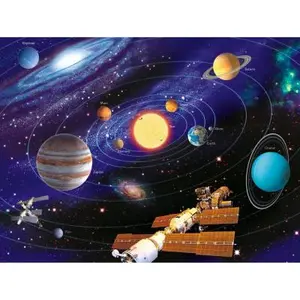 Ravensburger Puzzle 500 pièces phosphorescent - Star Line : Le système solaire pas cher