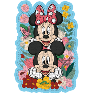 Comparateur de prix : Puzzle en Bois - Mickey & Minnie 300 Pièces  Ravensburger