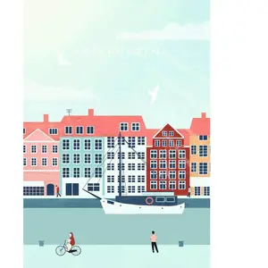 Puzzle Moment - Copenhague 300 Pièces Ravensburger pas cher