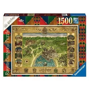 Comparateur de prix : Puzzle 1500 pièces Ravensburger Harry Potter La carte de Poudlard TU