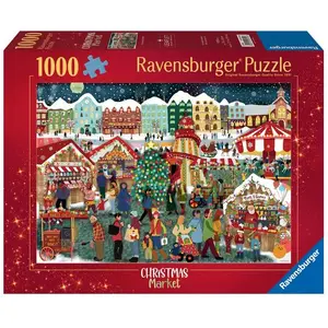 Comparateur de prix : Puzzle Ravensburger Le marché de Noël 1000 pièces