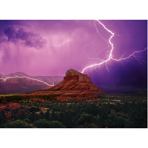 Ambiance d'Orage Rose 500 Pièces Ravensburger pas cher
