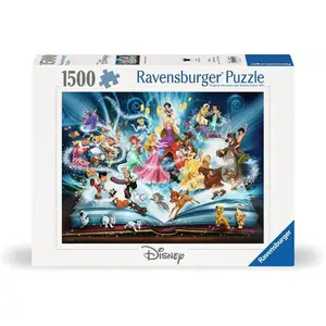Ravensburger Puzzle 1500 pièces - Le livre magique des contes Disney pas cher