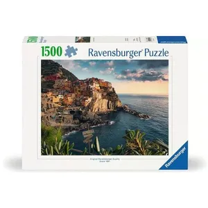Comparateur de prix : Ravensburger Puzzle 1500 Pièces Cinque Terre - Détente et Relaxation Assurée - Neuf