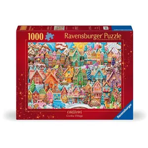 Ravensburger Puzzle 1000 pièces - Noël au village des cookies pas cher
