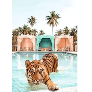Nathan Puzzle 1500 pièces : Baignade royale - Paul Fuentes pas cher