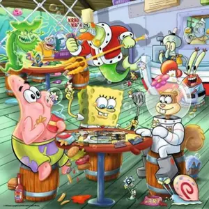 Ravensburger Erwachsenenpuzzle 500 Teile - SpongeBob Schwammkopf - Spi... pas cher
