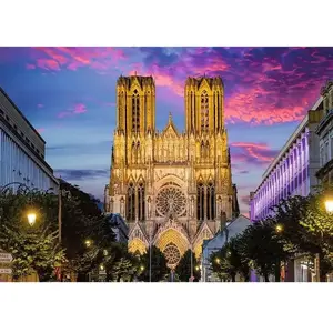 Nathan Puzzle 1500 pièces : La splendeur de Reims - Collection Régions... pas cher