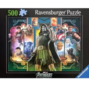 Ravensburger Puzzle pour adultes, 500 pièces - Marvel, Avengers - Film Doomsday pas cher