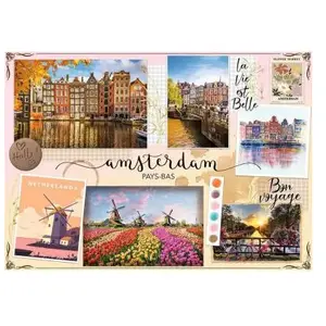 Nathan Ravensburger Puzzle 1500 pièces : Collection Urbain - Vacances à Amsterdam pas cher