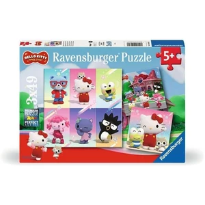 Ravensburger Puzzles 3x49 pièces : Hello Kitty - Aventures à Cherry Town pas cher