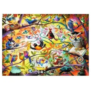Ravensburger Puzzle 1000 pièces : Les oiseaux affairés / Dean MacAdam pas cher
