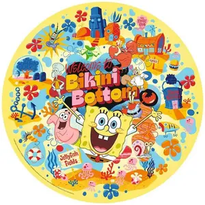 Ravensburger Bob l'éponge - Puzzle rond Welcome to Bikini Bottom (500 pièces)