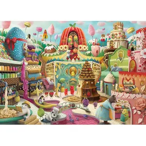 Comparateur de prix : Ravensburger Puzzle 1000 pièces : La rue de la douceur