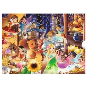 Puzzle 100 pièces - NATHAN - Les fées - 7 ans - Fantastique - Enfant pas cher