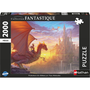 Nathan Ravensburger Puzzle 2000 pièces : Collection Fantastique - Protecteurs du château pas cher