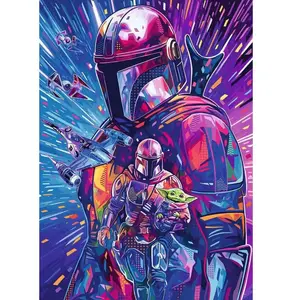 Puzzle 500 pièces : The Mandalorian - Star Wars