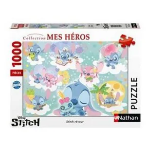 Ravensburger Puzzle 1000 pièces : Collection Mes Héros - Stich rêveur pas cher