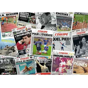 Les Unes Emblématiques / L'Equipe 1000 Pièces Nathan pas cher