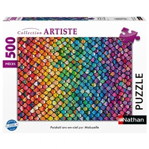 Ravensburger Nathan puzzle 500 p Poiskaii arc-en-ciel / Maluzelle pas cher