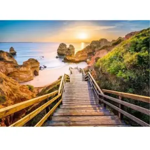 Ravensburger Puzzle 1000 pièces : Escalier vers la plage de Camilo, Algarve pas cher
