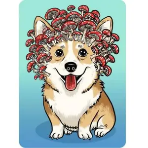 Ravensburger Minipuzzle 100 Teile - Corgi-Pilz (100 pièces) pas cher