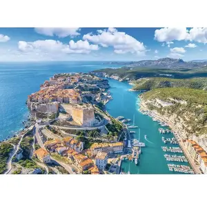 Nathan Puzzle 1000 pièces : La citadelle de Bonifacio - Collection Rég... pas cher