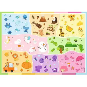 Nathan Puzzle 45 pièces : Un monde de couleurs pas cher