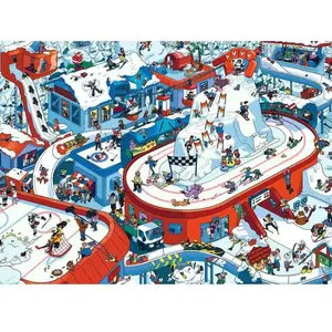 Ravensburger Puzzle 200 pièces XXL : Sports d'hiver pas cher