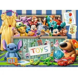 Ravensburger Puzzle 100 pièces XXL : Le coffre à jouets magique pas cher