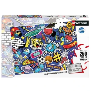 Nathan Puzzle 250 pièces : Stickers & Graffitis pas cher